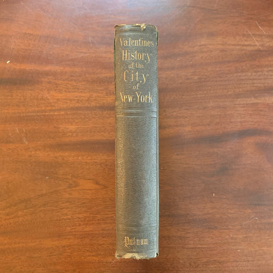 David T Valentine / History of the City of New York 1853 w/ Maps VG / Valentines
