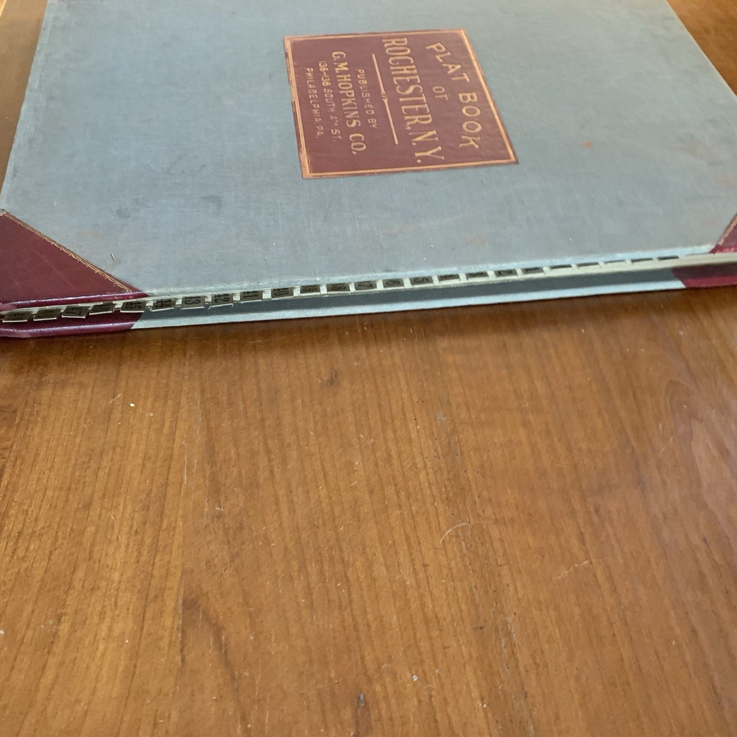 1926 Plat Book of the City of Rochester New York. Near Fine.