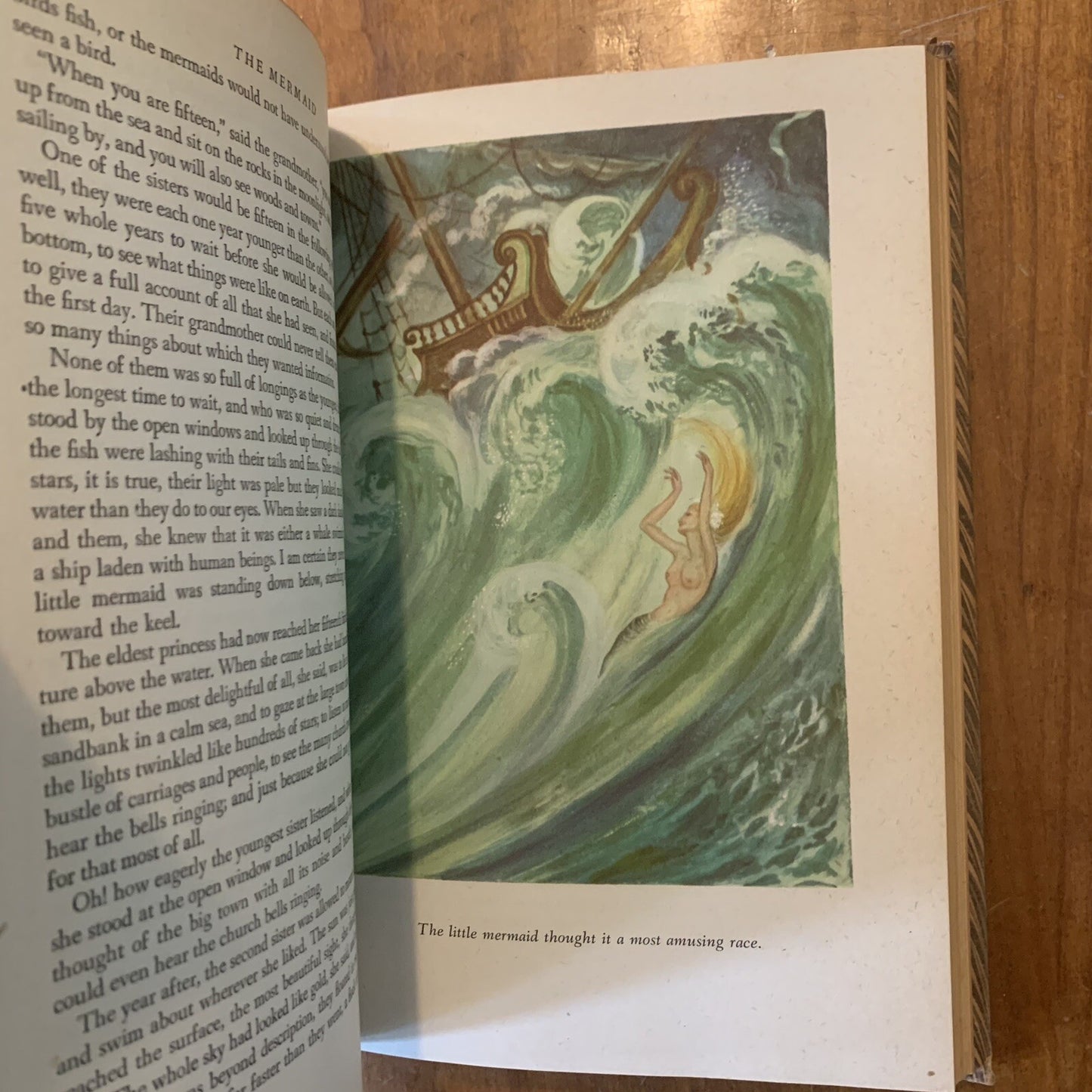 1945 Fairy Tales Hans Christian Andersen Illus Tasha Tudor Leather Bennett Copy