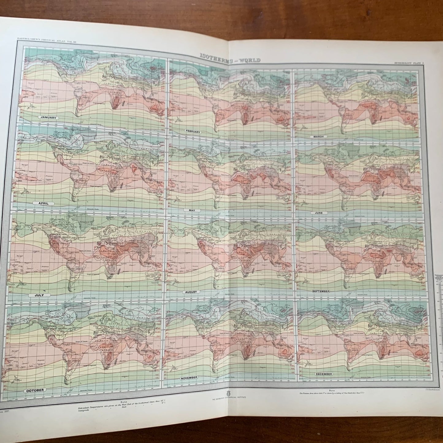 Bartholomew's Atlas of Meteorology: A Series of Over Four Hundred Maps.
