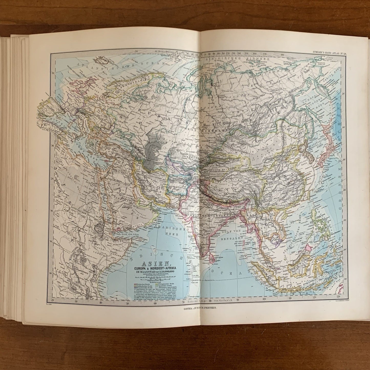 1879 Adolf Stielers Hand Atlas. 95 Maps from Across World