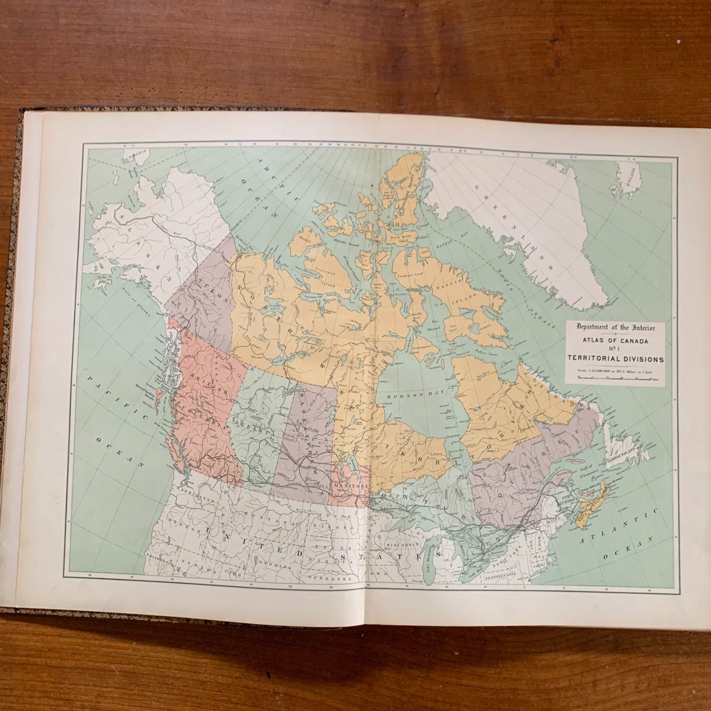1906 Atlas of Canada Department of Interior James White Maps Folio Cartography