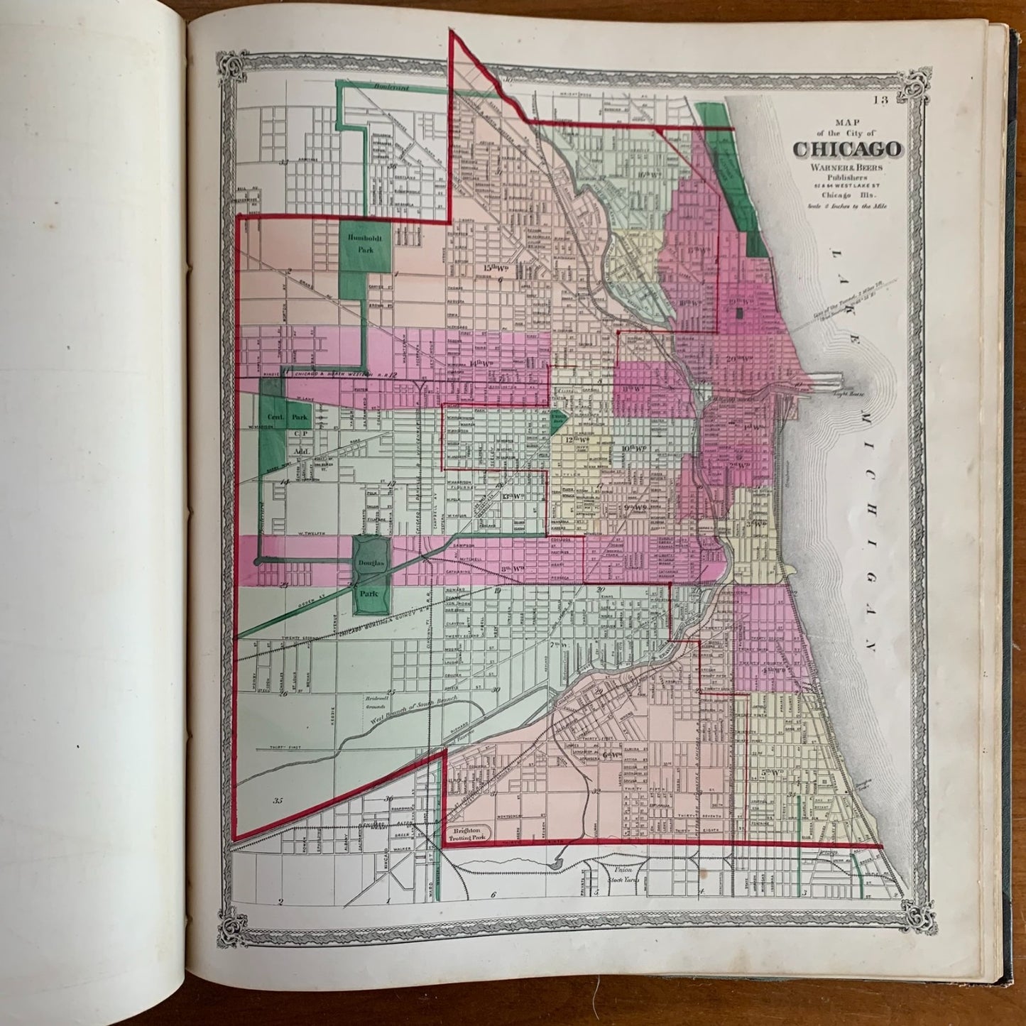 1872 Atlas of Whiteside County and the State of Illinois Morrison Sterling Maps