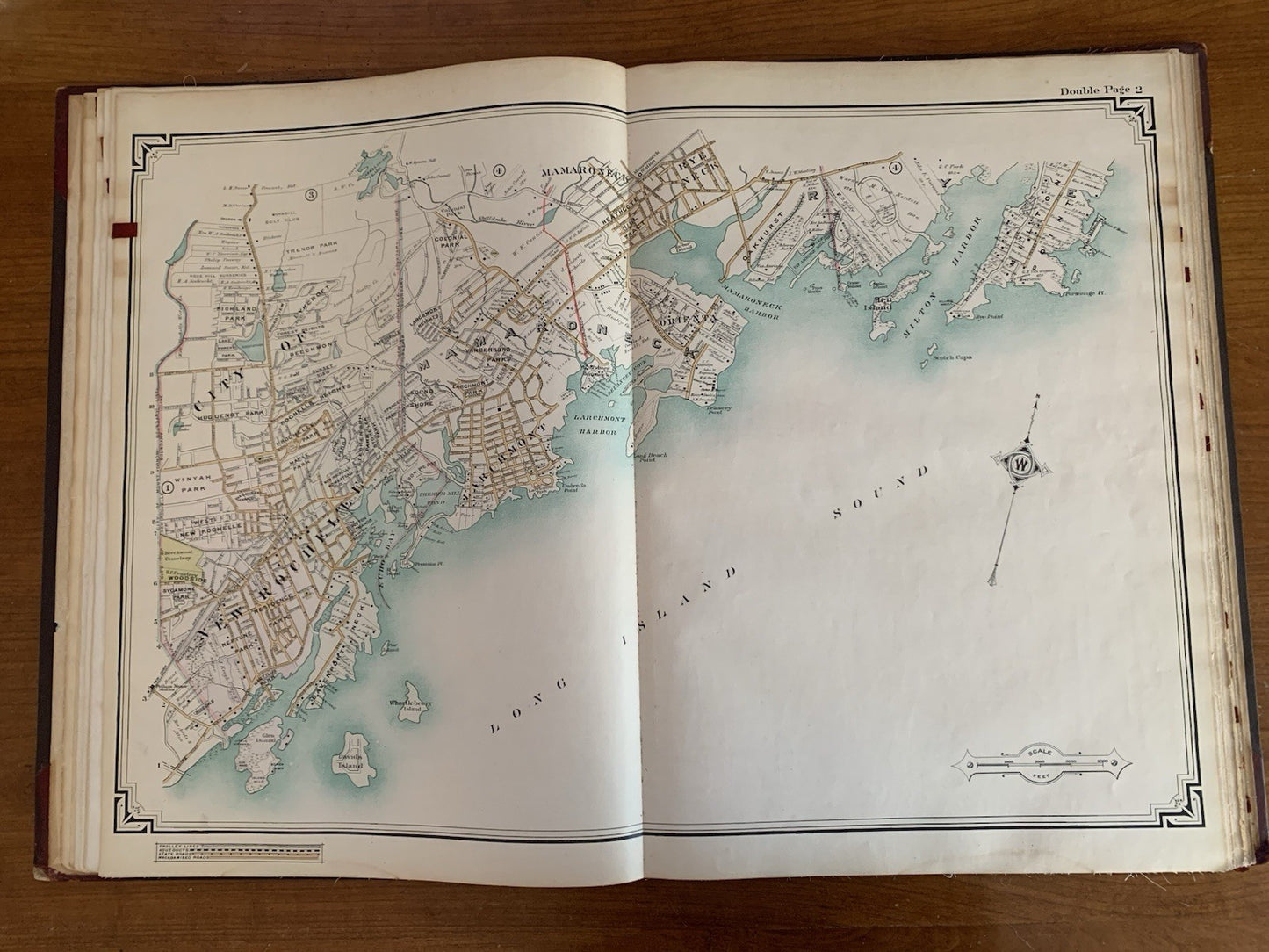 1908 Atlas of the Rural Country District North of New York City Connecticut