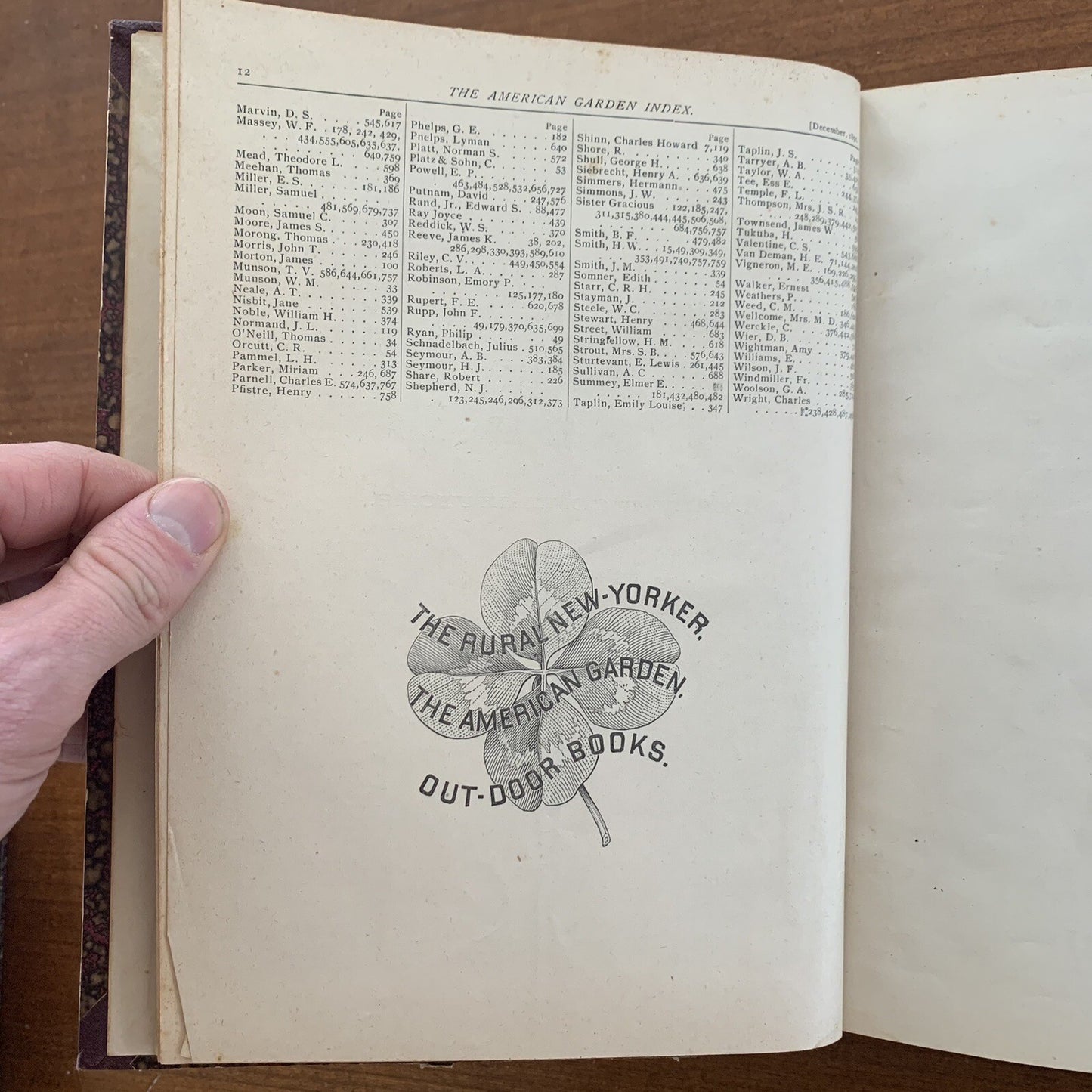 1891 The American Garden Illustrated Journal of Horticulture Advertisements