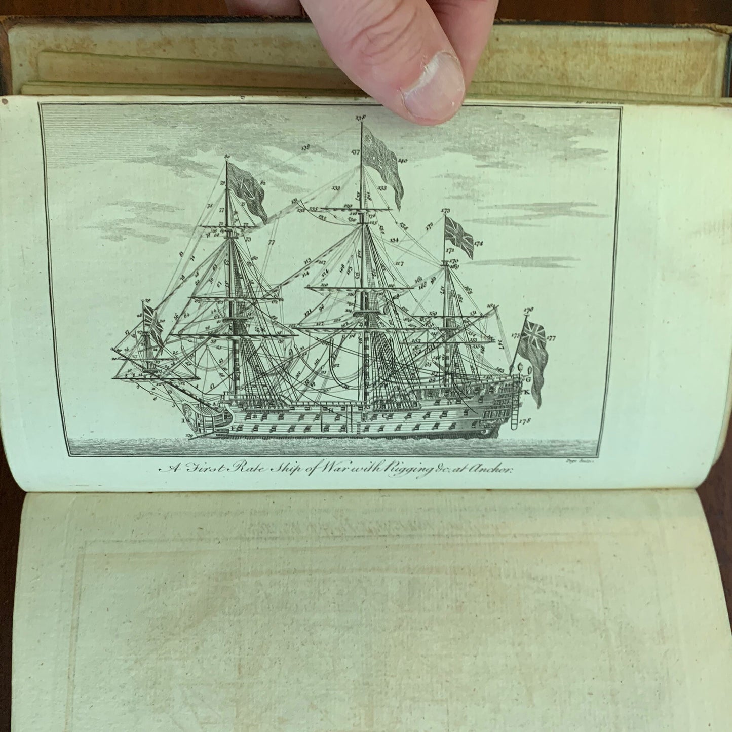 1780 5 Vol / The Naval History of Great Britain by Frederic Hervey