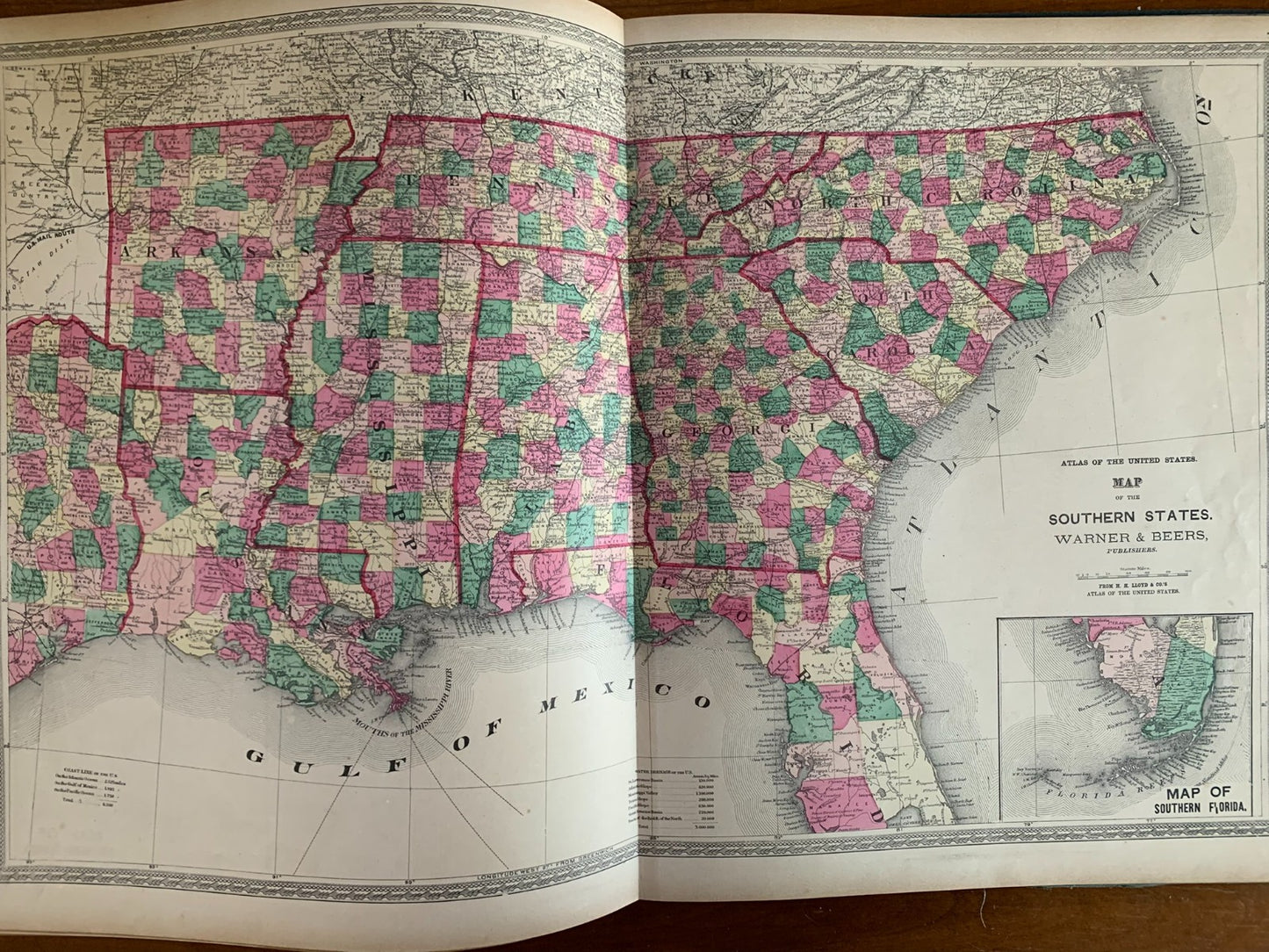 1872 Atlas of Whiteside County and the State of Illinois Morrison Sterling Maps