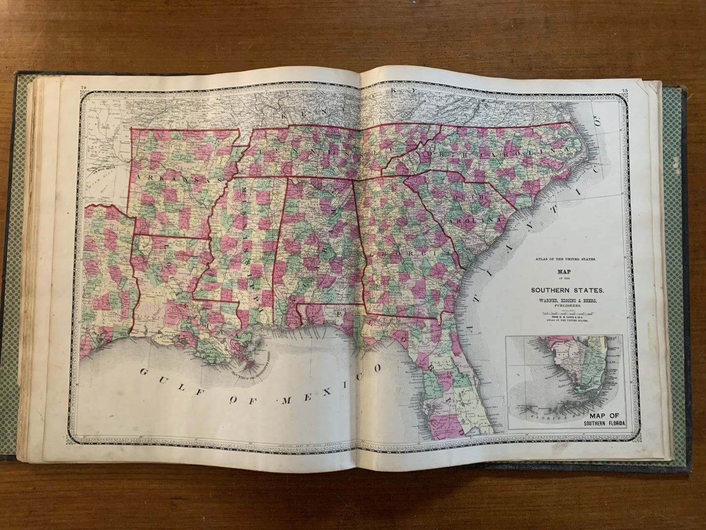 1871 Atlas of the State of Illinois / United States / Chicago / H.H. Lloyd