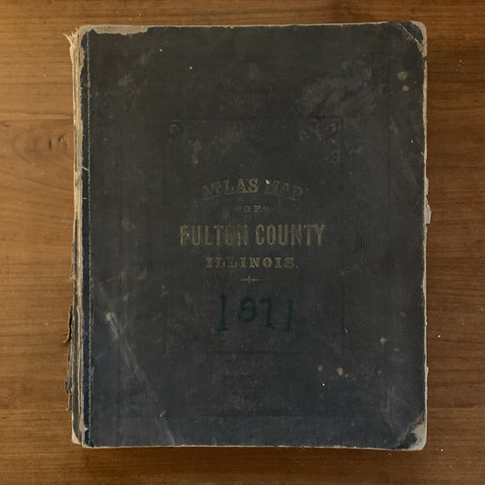 1871 Atlas Map of Fulton County, Illinois / Andreas