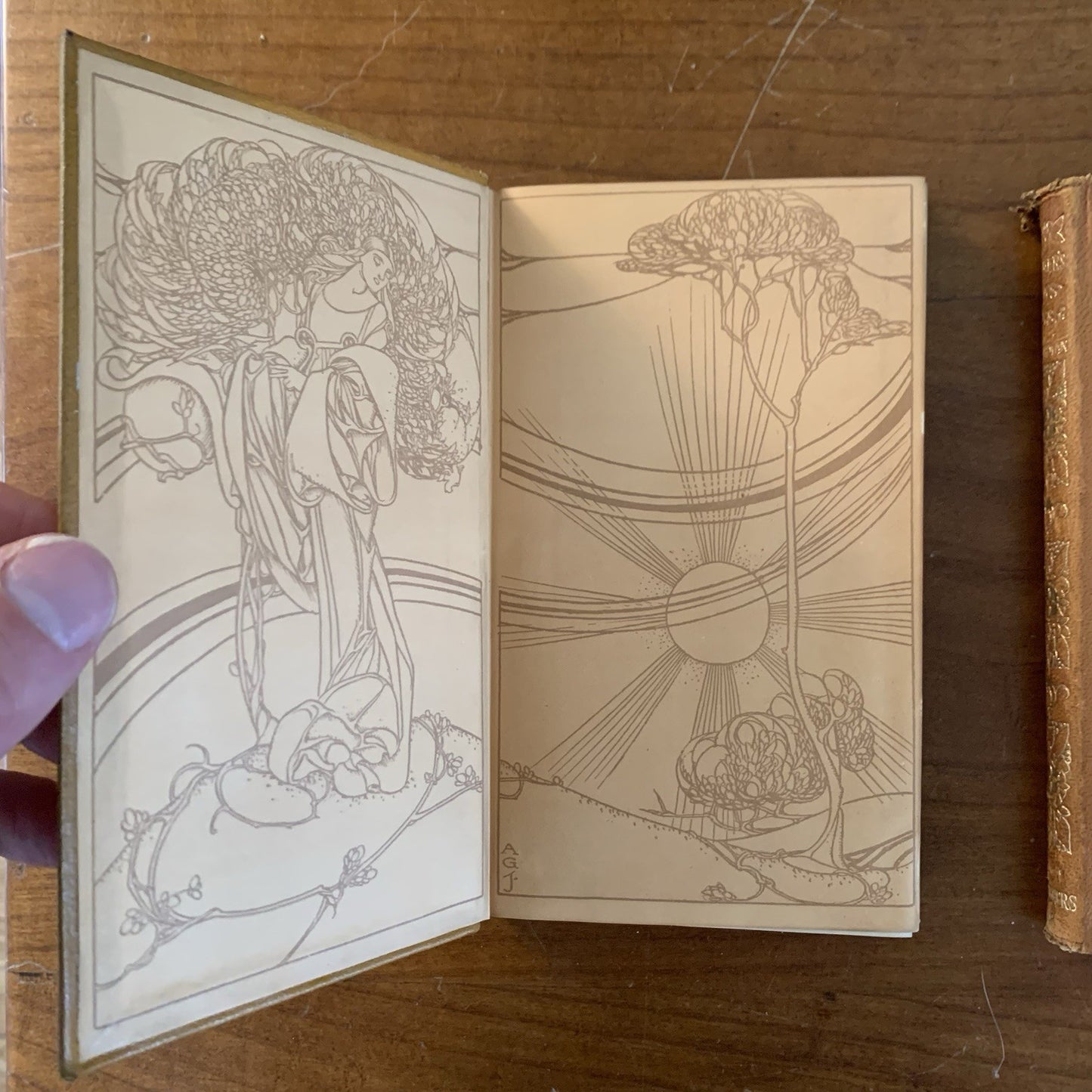 The Iliads / Odysseys of Homer George Chapman / Leather Scribner VG
