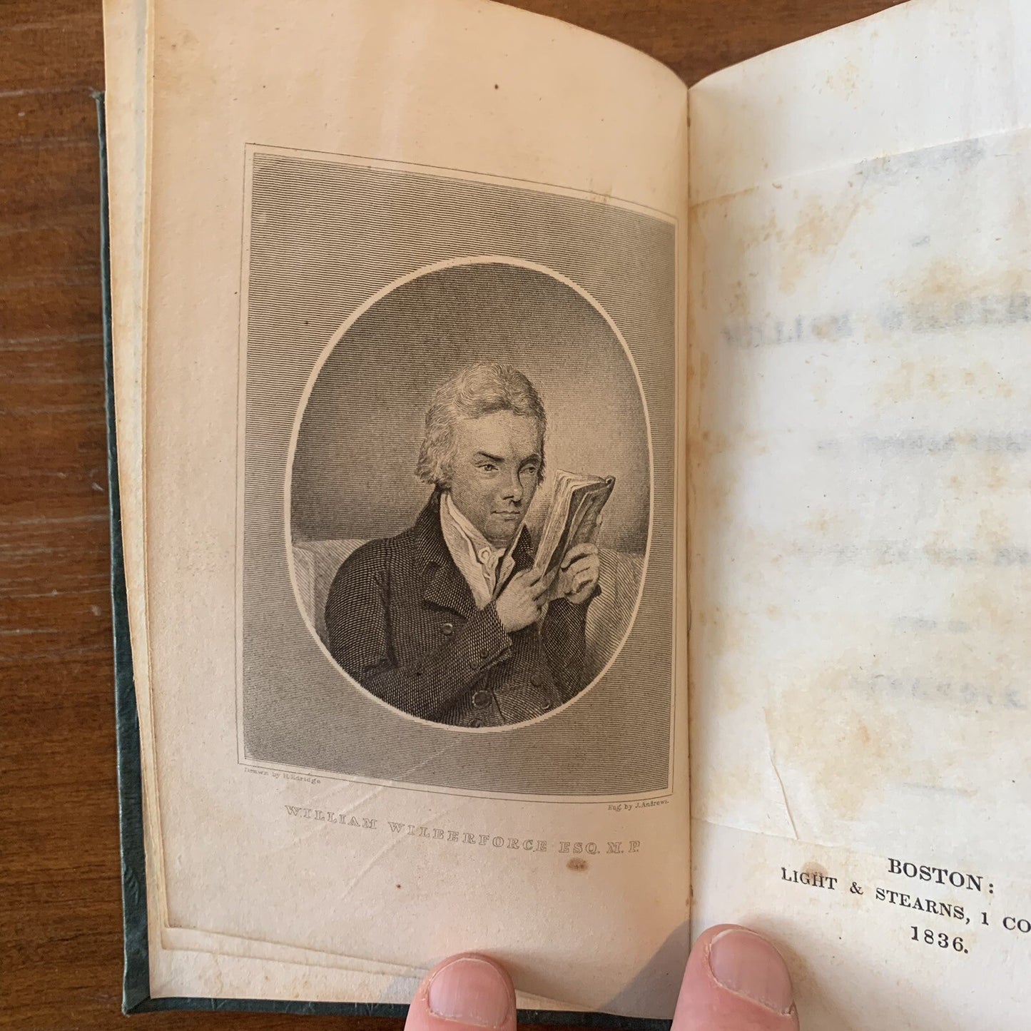 1836 Memoir of William Wilberforce by Thomas Price / Abolition