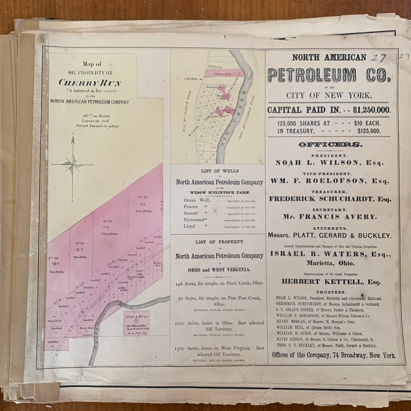 1865 Beers Atlas of the Oil Regions Pennsylvania - Incomplete - Maps Petroleum