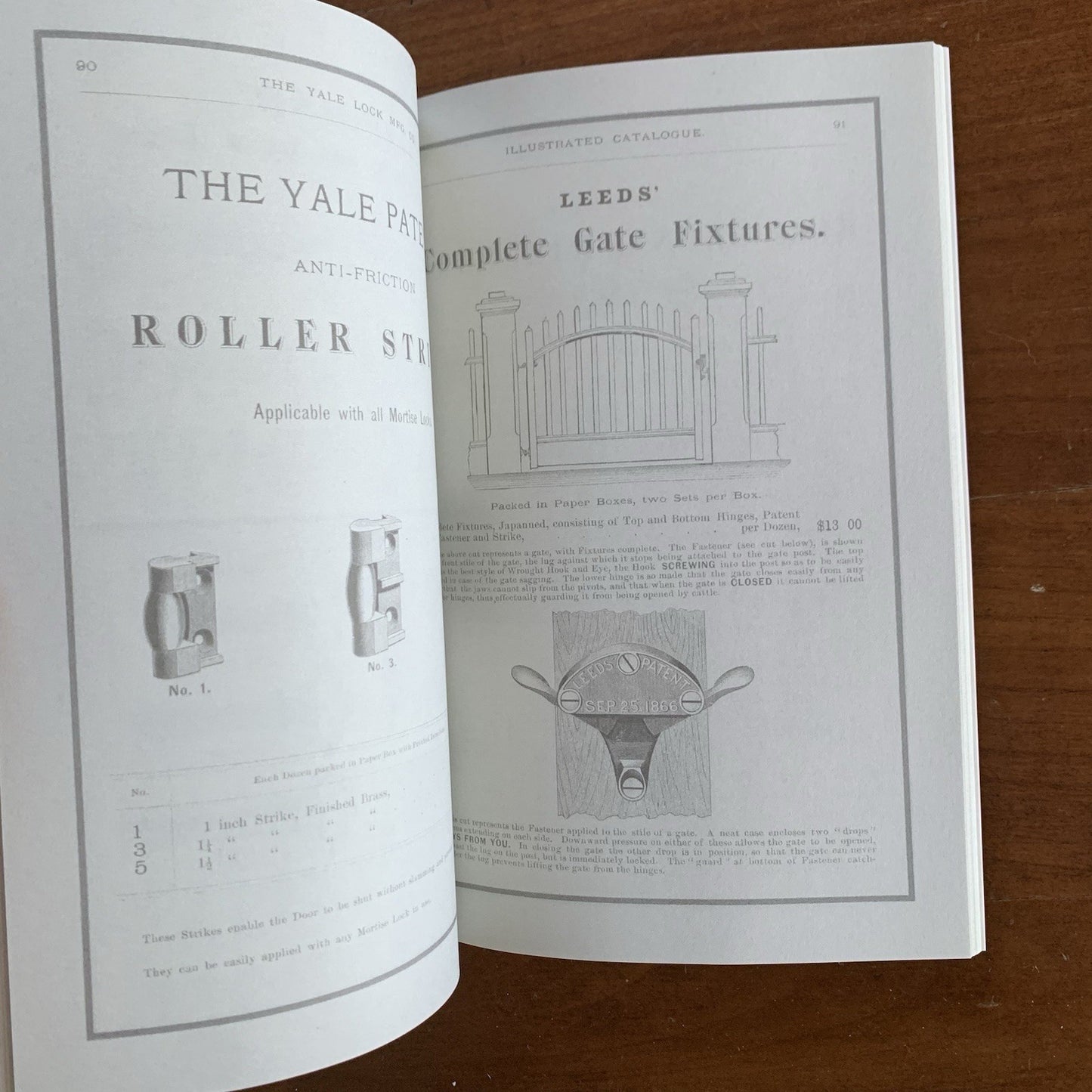 1880 Yale Lock Mfg. Company Catalog No. 7 / Facsimile