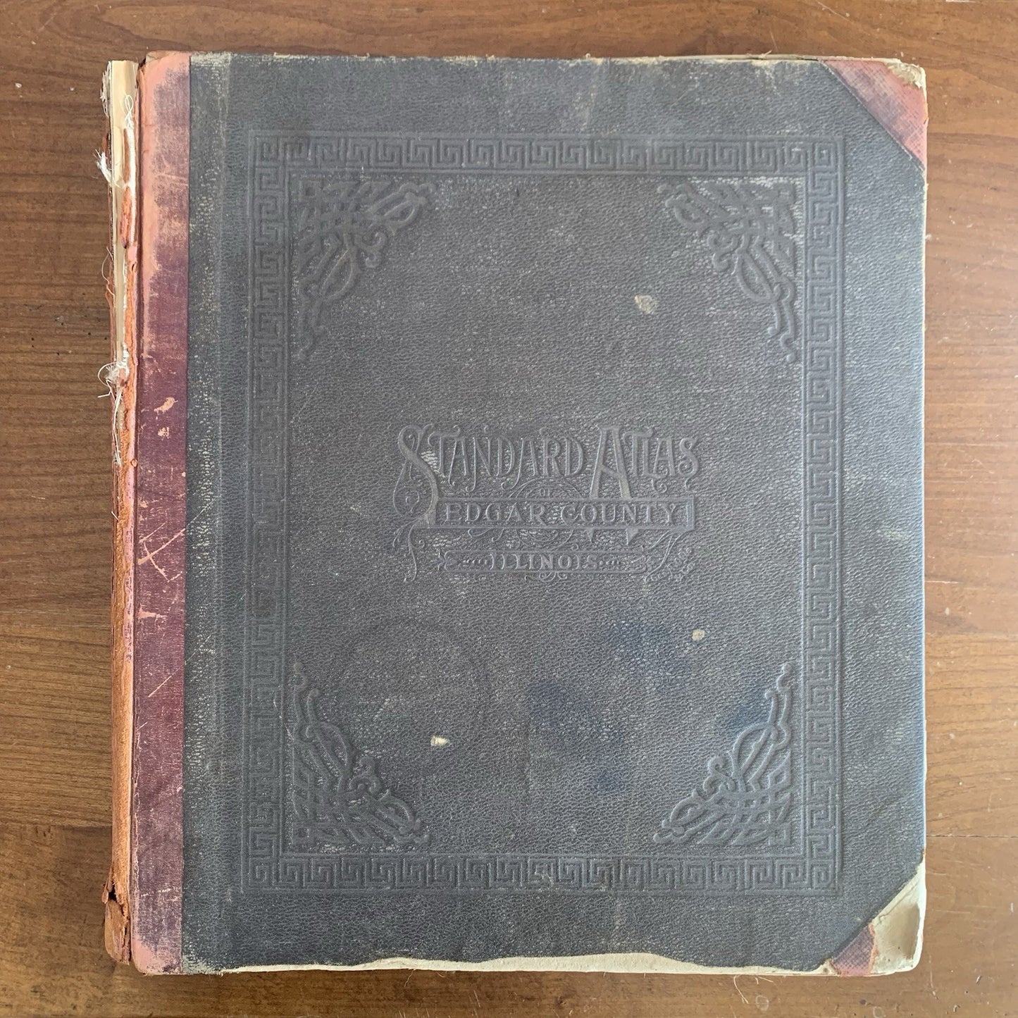 1910 Standard Atlas of Edgar County Illinois / Maps Plat Book Directory