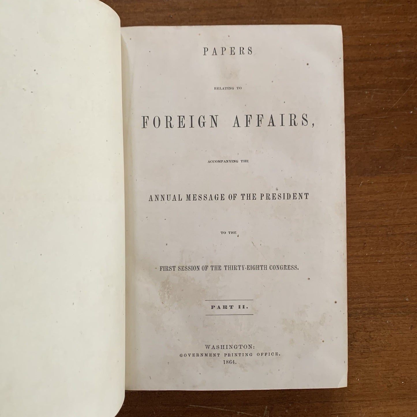 SIGNED Edwin L Stanton / Lincoln State of the Union Diplomatic Correspondence