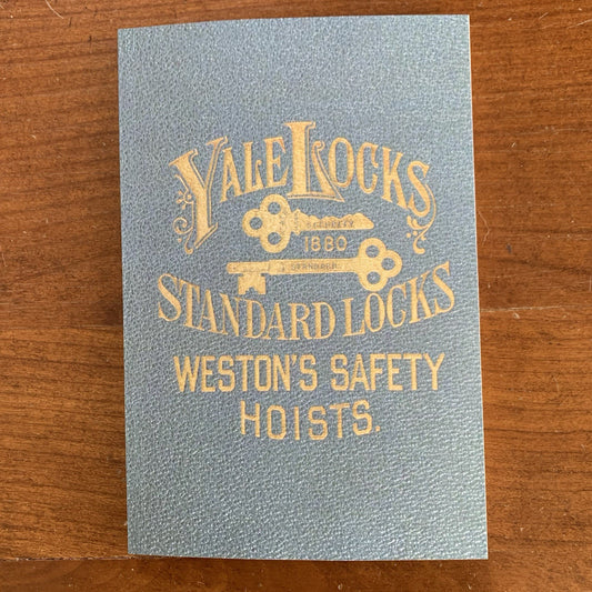 1880 Yale Lock Mfg. Company Catalog No. 7 / Facsimile