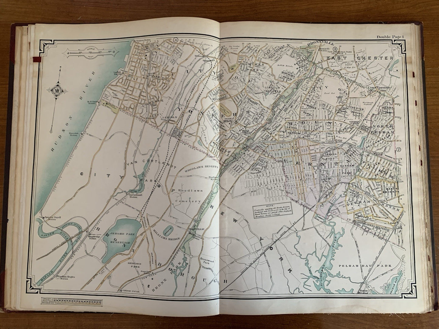 1908 Atlas of the Rural Country District North of New York City Connecticut