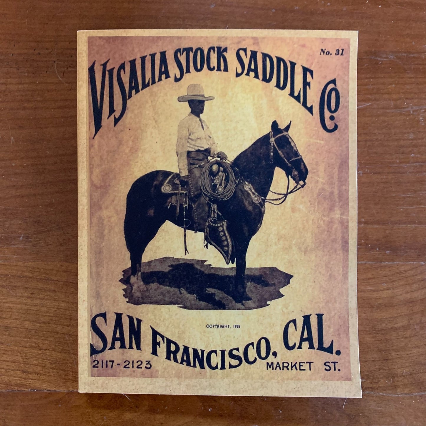 1935 Visalia Stock Saddle Company Catalog, No. 31 / Facsimile