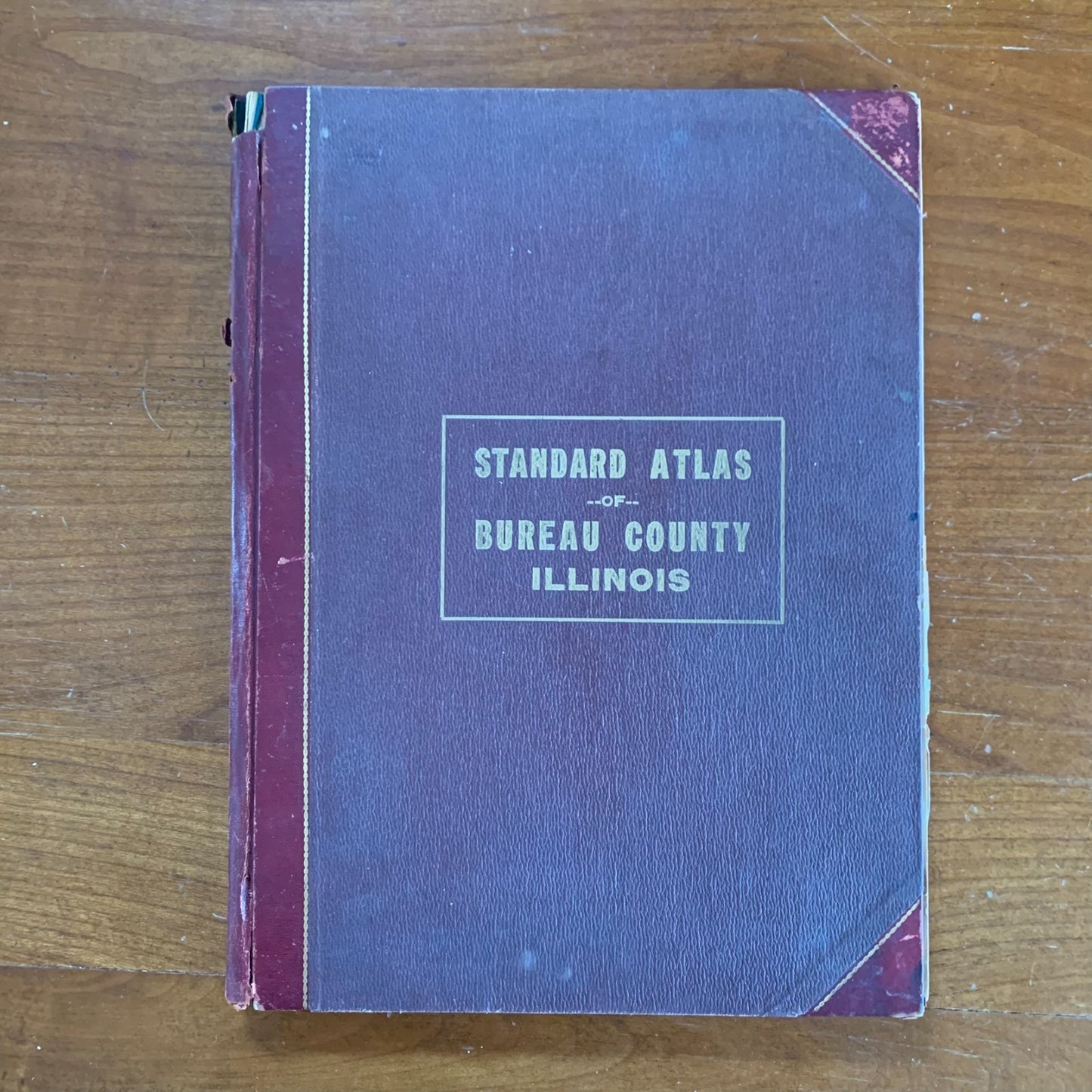 1916 Bureau County Illinois Standard Atlas Plat Book Princeton Spring Valley Map