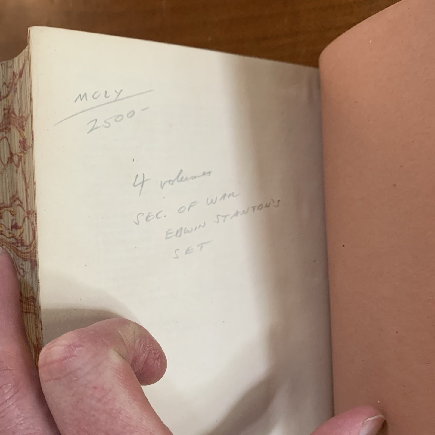 SIGNED Edwin L Stanton / Lincoln State of the Union Diplomatic Correspondence