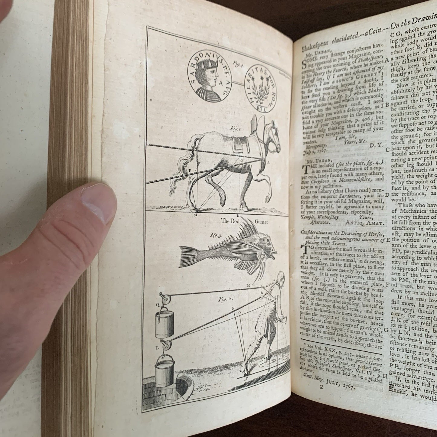1767 The Gentlemans Magazine, and Historical Chronicle January through December