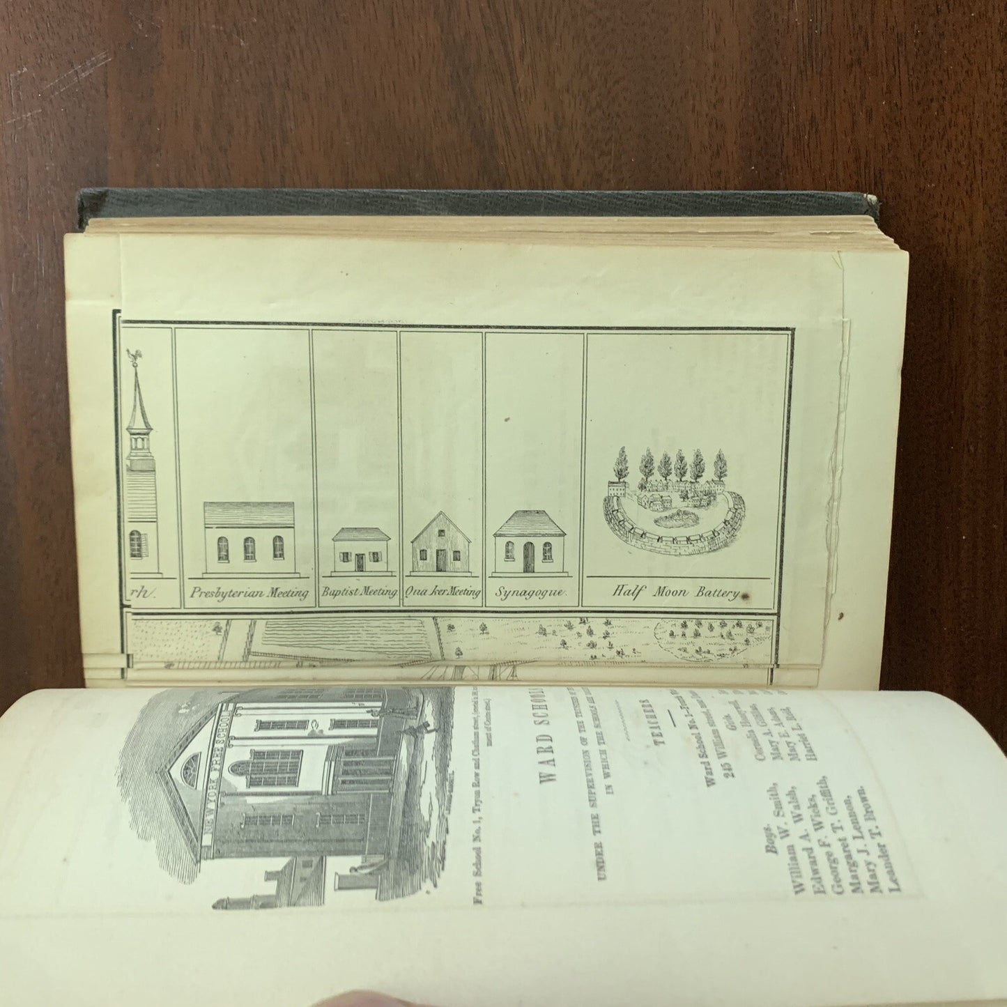 1854 Manual of the Corporation of the City of New York D.T. Valentine Maps