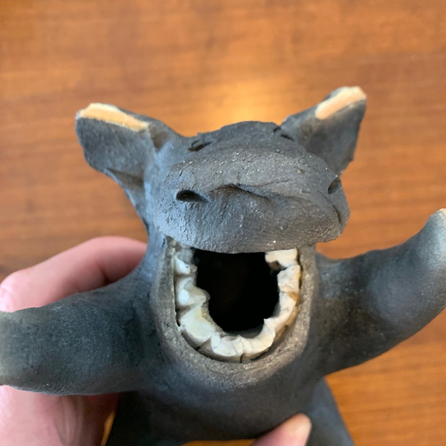 1998 Mary Garber POGS Raku Pottery Sculpture