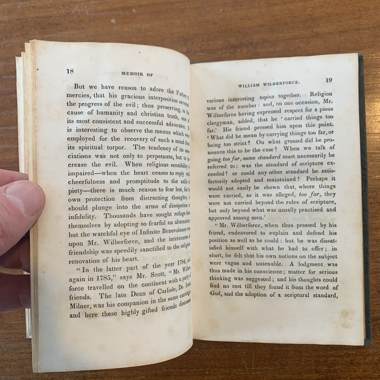 1836 Memoir of William Wilberforce by Thomas Price / Abolition