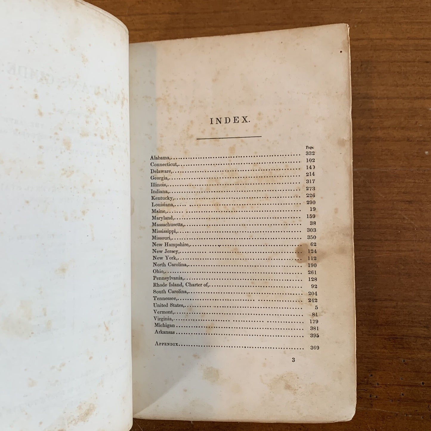 1839 The Americans Guide / Constitutions / Declaration Independence Articles