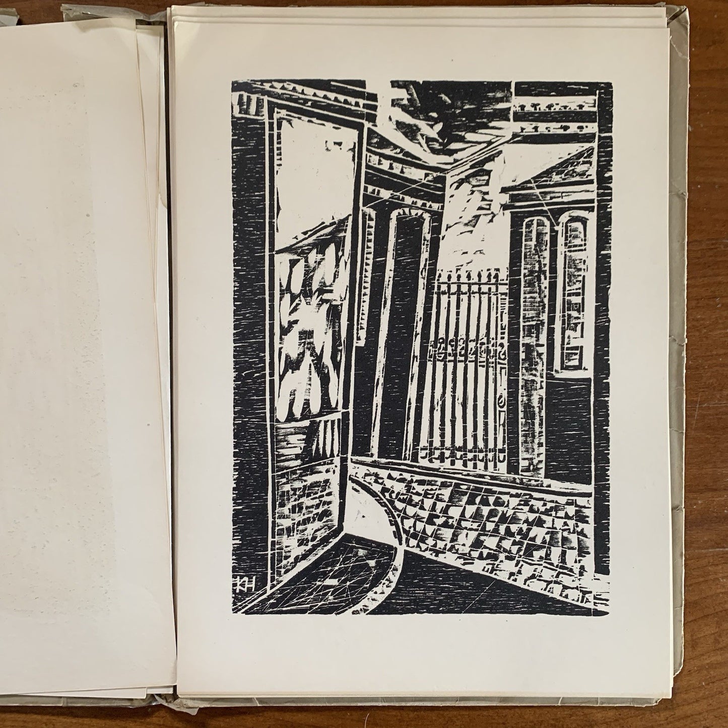SIGNED Wood-engravings from Karl-Heinz Hansen. 1955