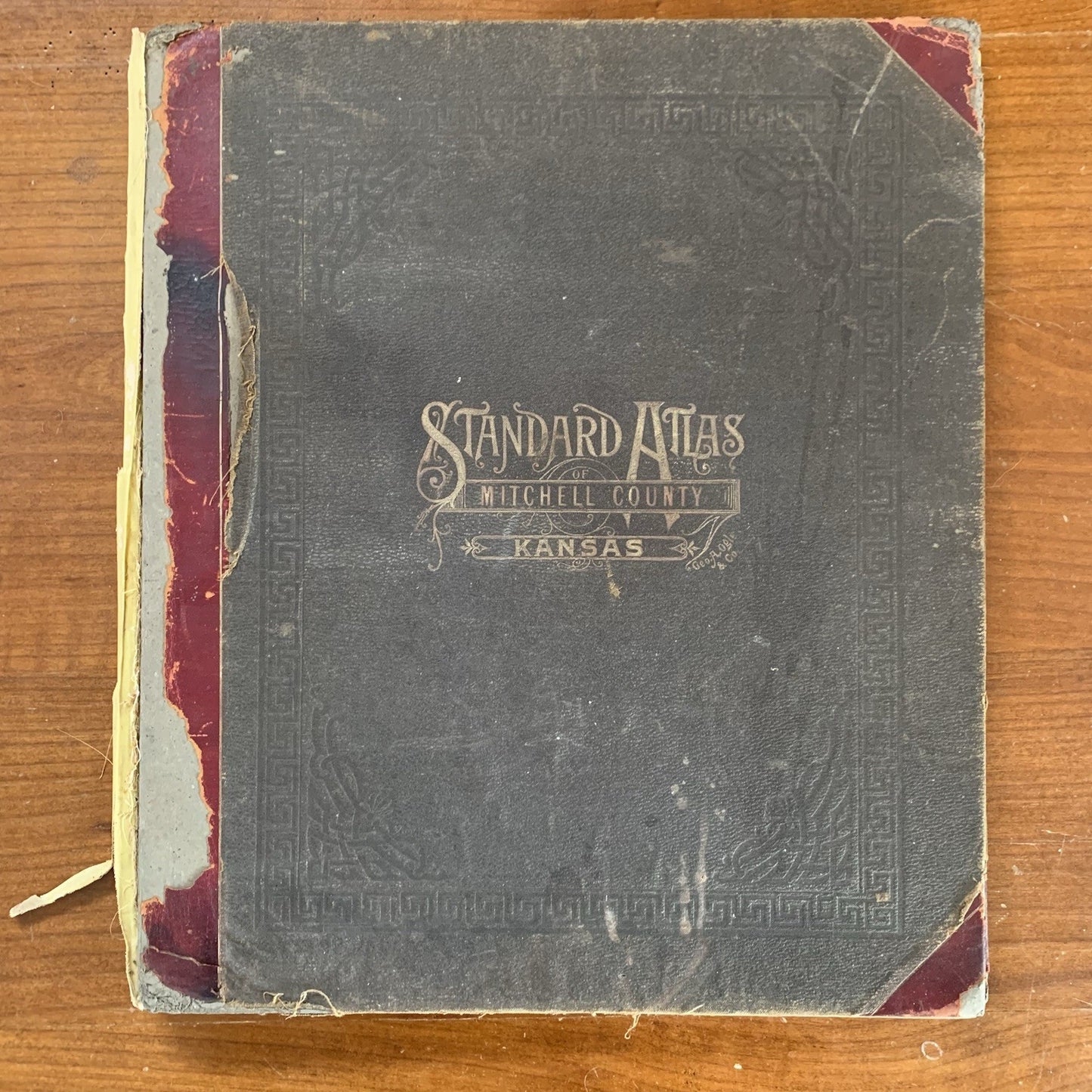 1902 Standard Atlas of Mitchell County Kansas / Plat Map Book