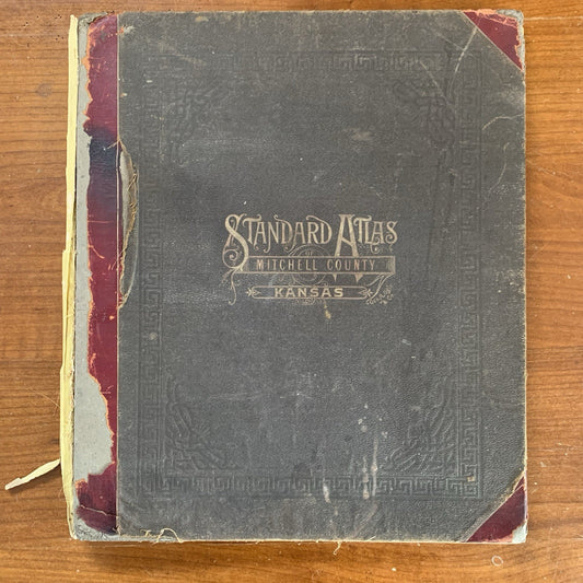 1902 Standard Atlas of Mitchell County Kansas / Plat Map Book