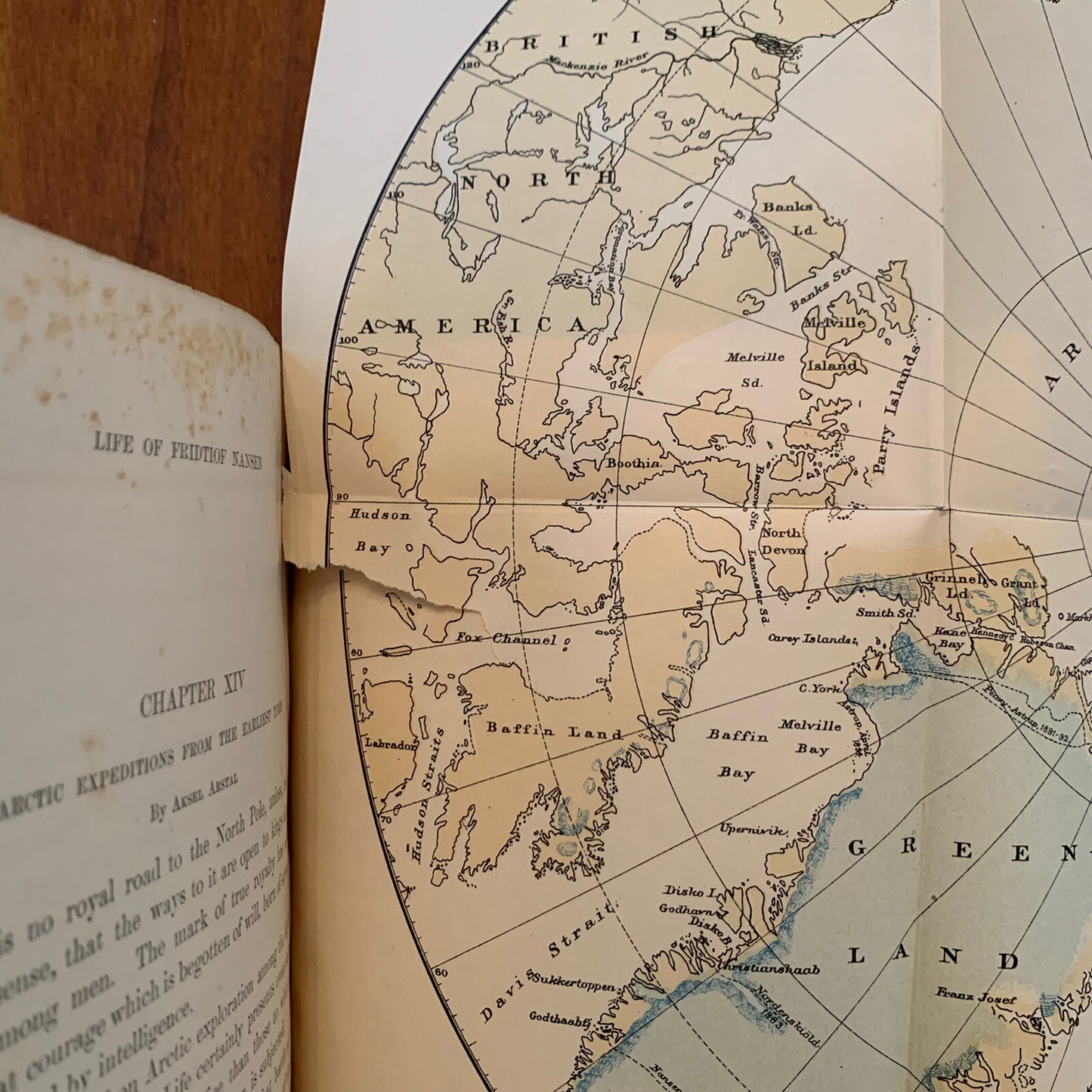 1896 Fridtjof Nansen 1861-1893 by Brogger and Rolfsen w/ Illustrations Maps