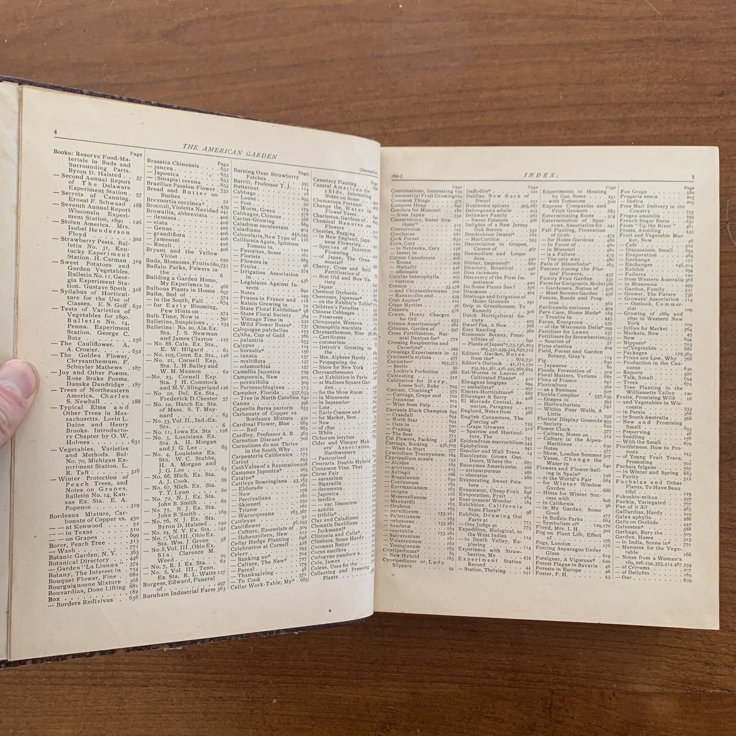 1891 The American Garden Illustrated Journal of Horticulture Advertisements
