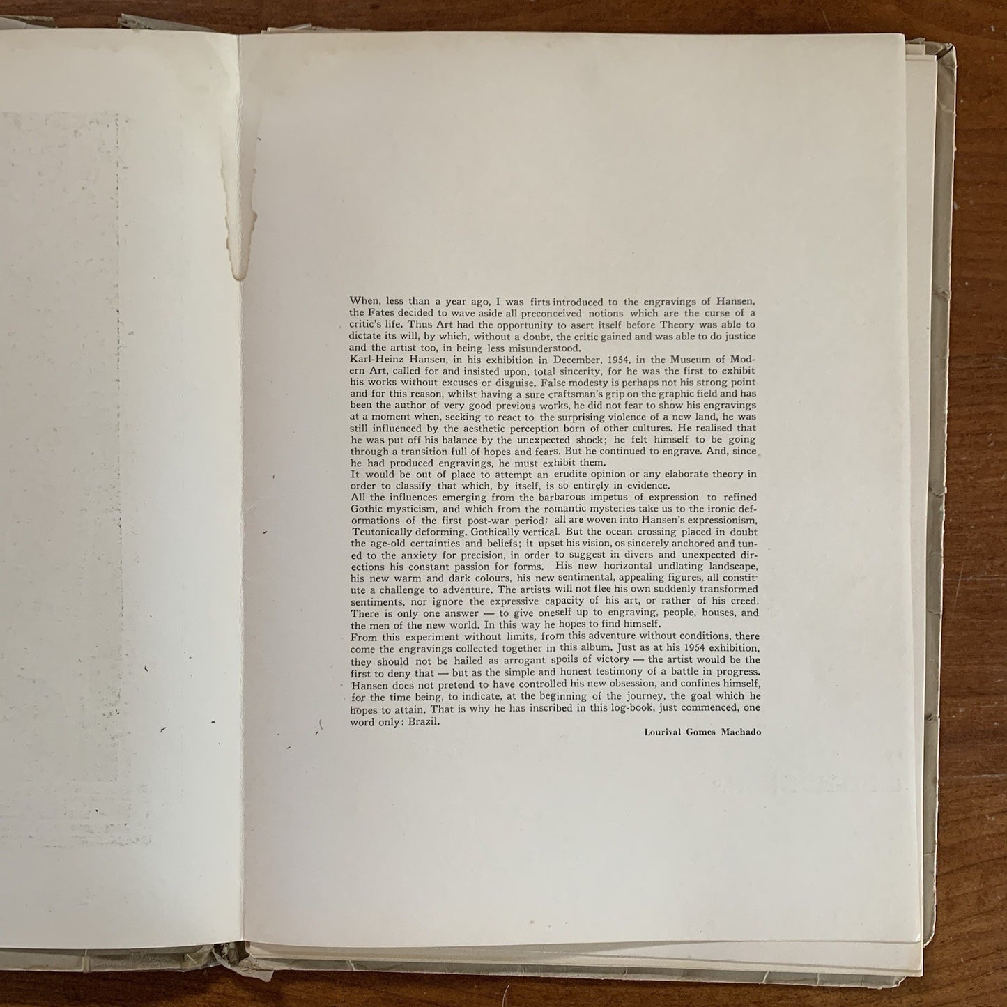 SIGNED Wood-engravings from Karl-Heinz Hansen. 1955