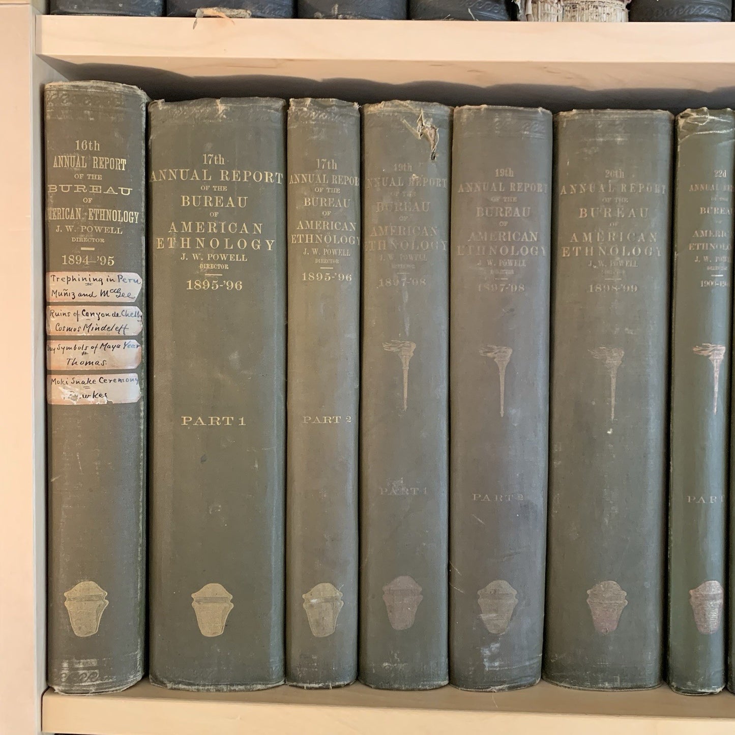 Annual Report of the Bureau of Ethnology / Volumes 1 - 44; 1879 - 1927 (partial)