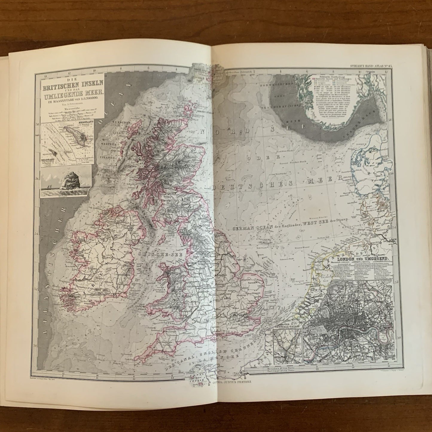 1879 Adolf Stielers Hand Atlas. 95 Maps from Across World