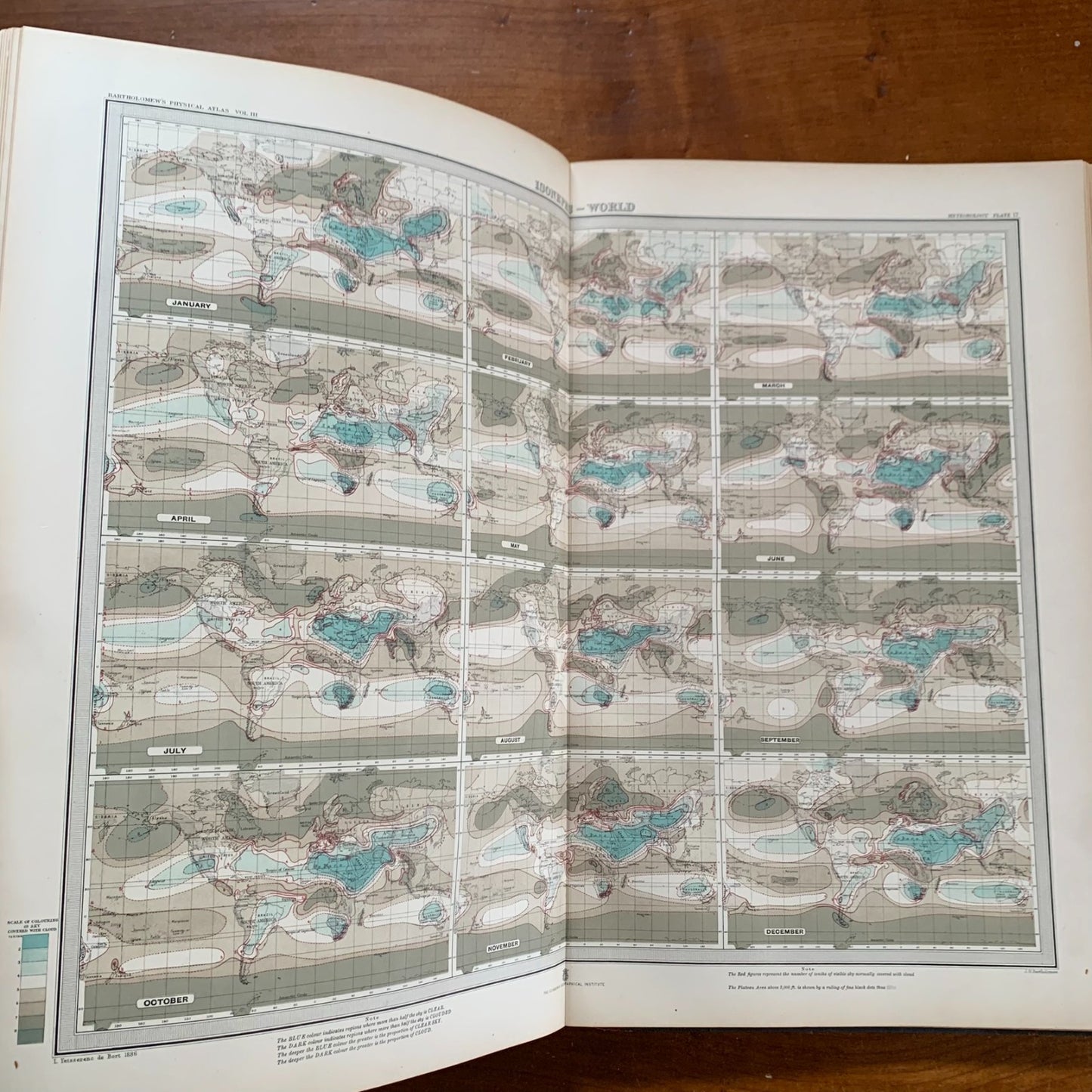 Bartholomew's Atlas of Meteorology: A Series of Over Four Hundred Maps.