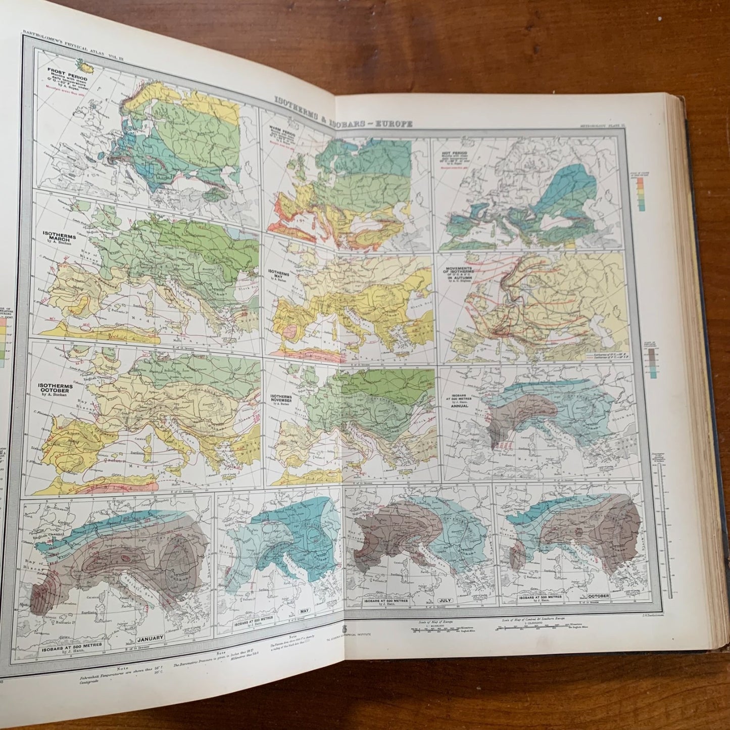 Bartholomew's Atlas of Meteorology: A Series of Over Four Hundred Maps.