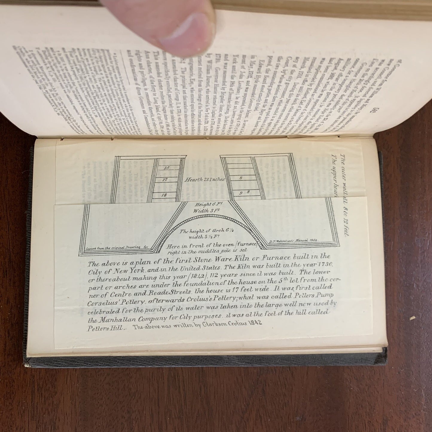 1854 Manual of the Corporation of the City of New York D.T. Valentine Maps