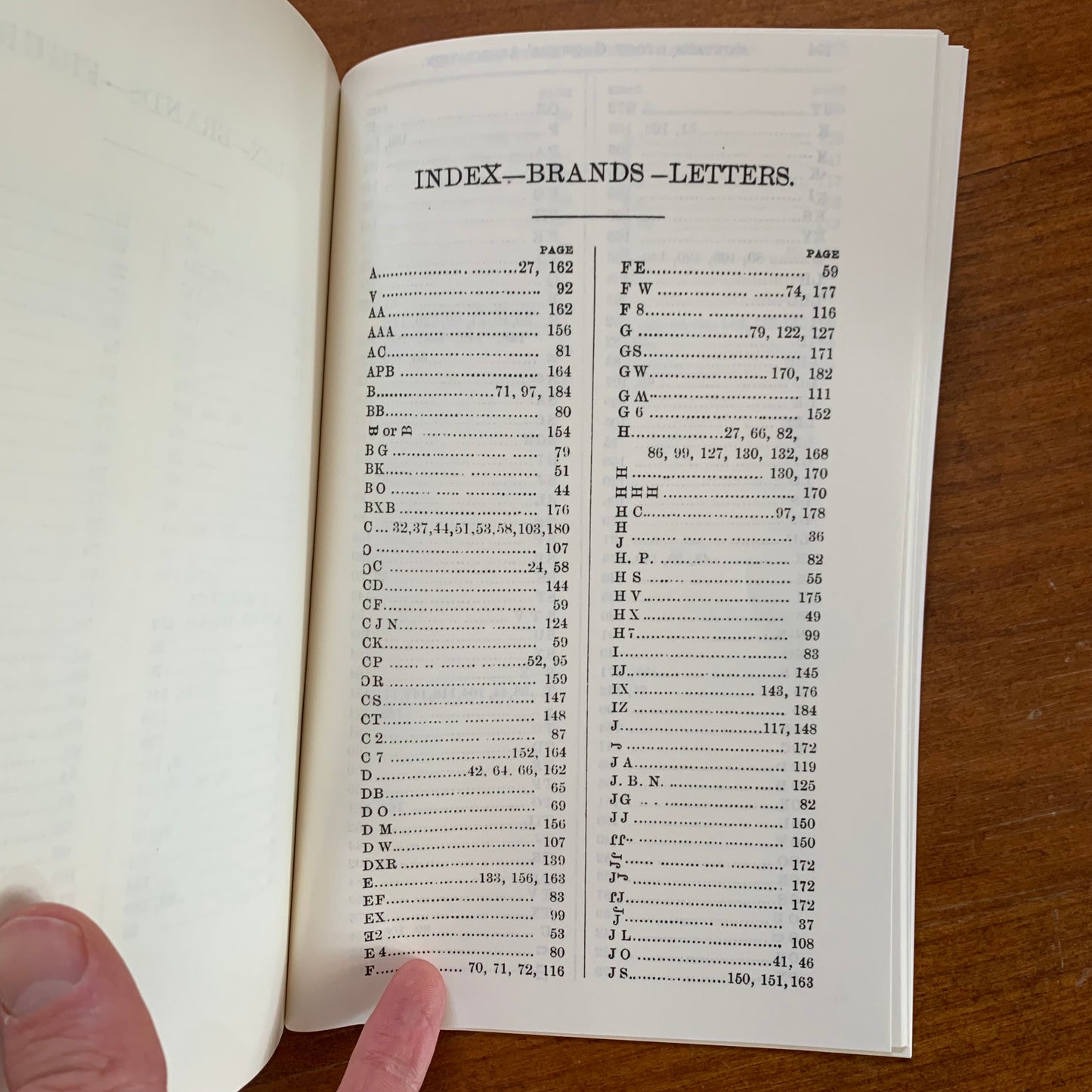 1886 Brand Book of the Montana Stock Growers' Association / FACSIMILE