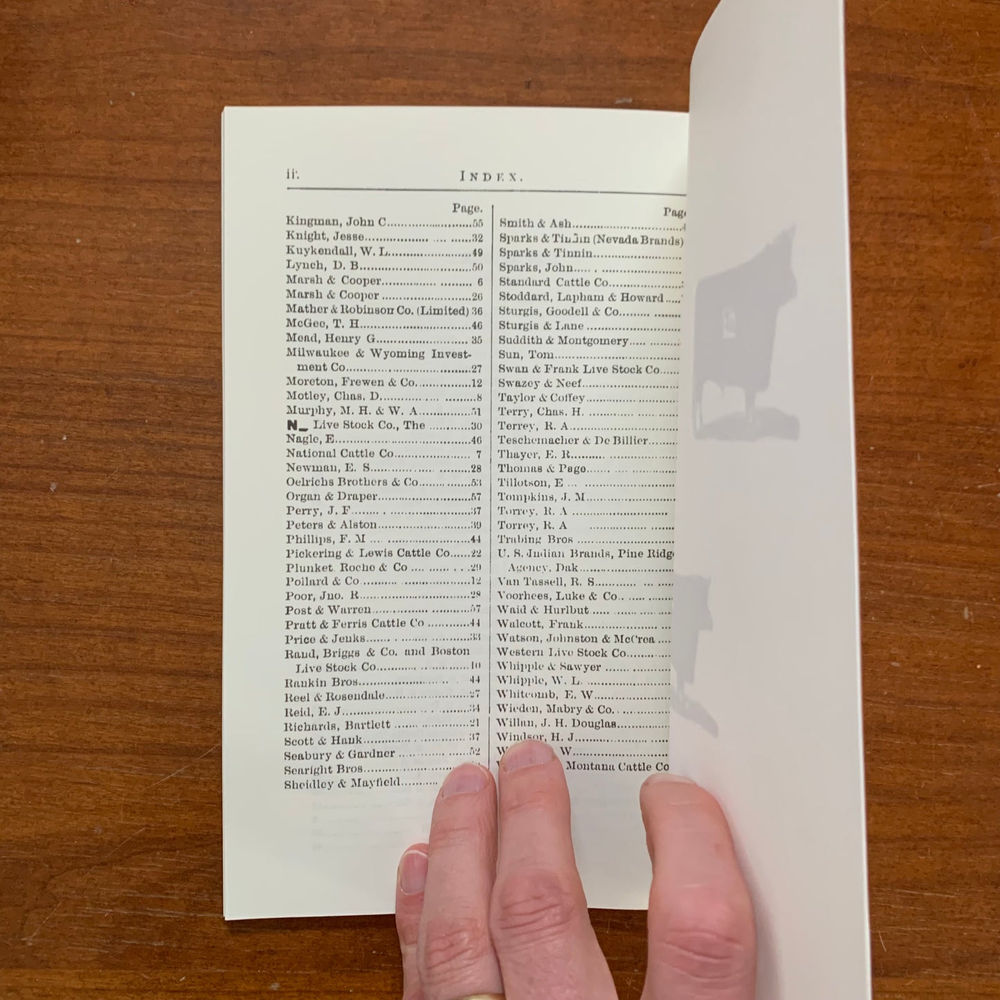 1882 Cattle Brands Owned By Members Of The Wyoming Stock Growers Association