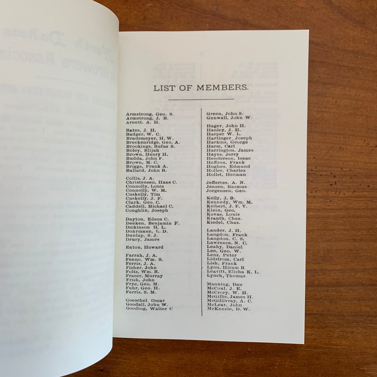 1892 Brand Book of the North Dakota Stockgrowers’ Association FACSIMILE